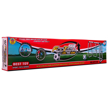 Duża Bramka ogrodowa dla dzieci 6+ Zestaw do piłki nożnej + Piłka z pompką